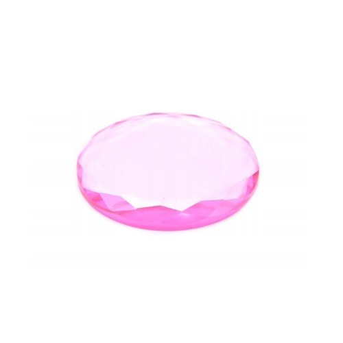 Kamień podstawka różowa pół transparentna do kleju do rzęs